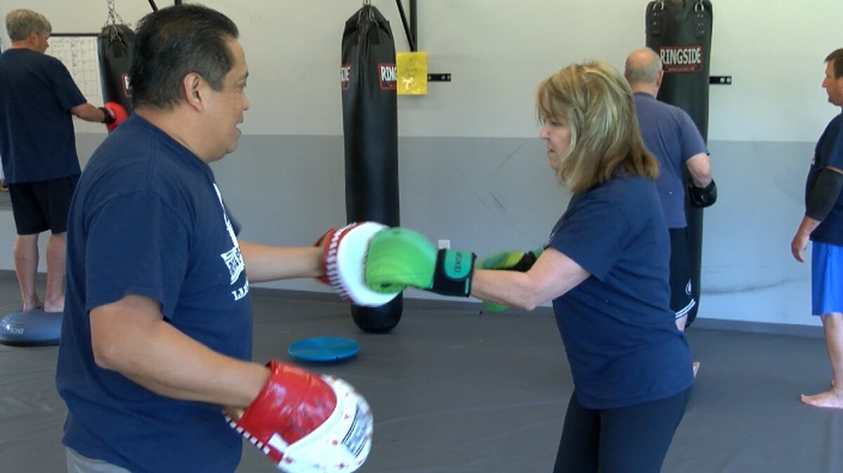 Boxing gym helps people with Parkinsons disease to fight ...