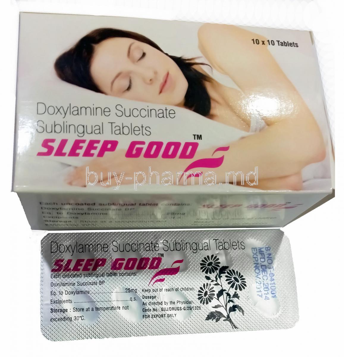 Buy Sleep Good, Doxylamine Succinate Online