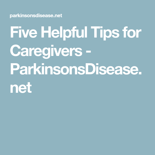 Five Helpful Tips for Caregivers