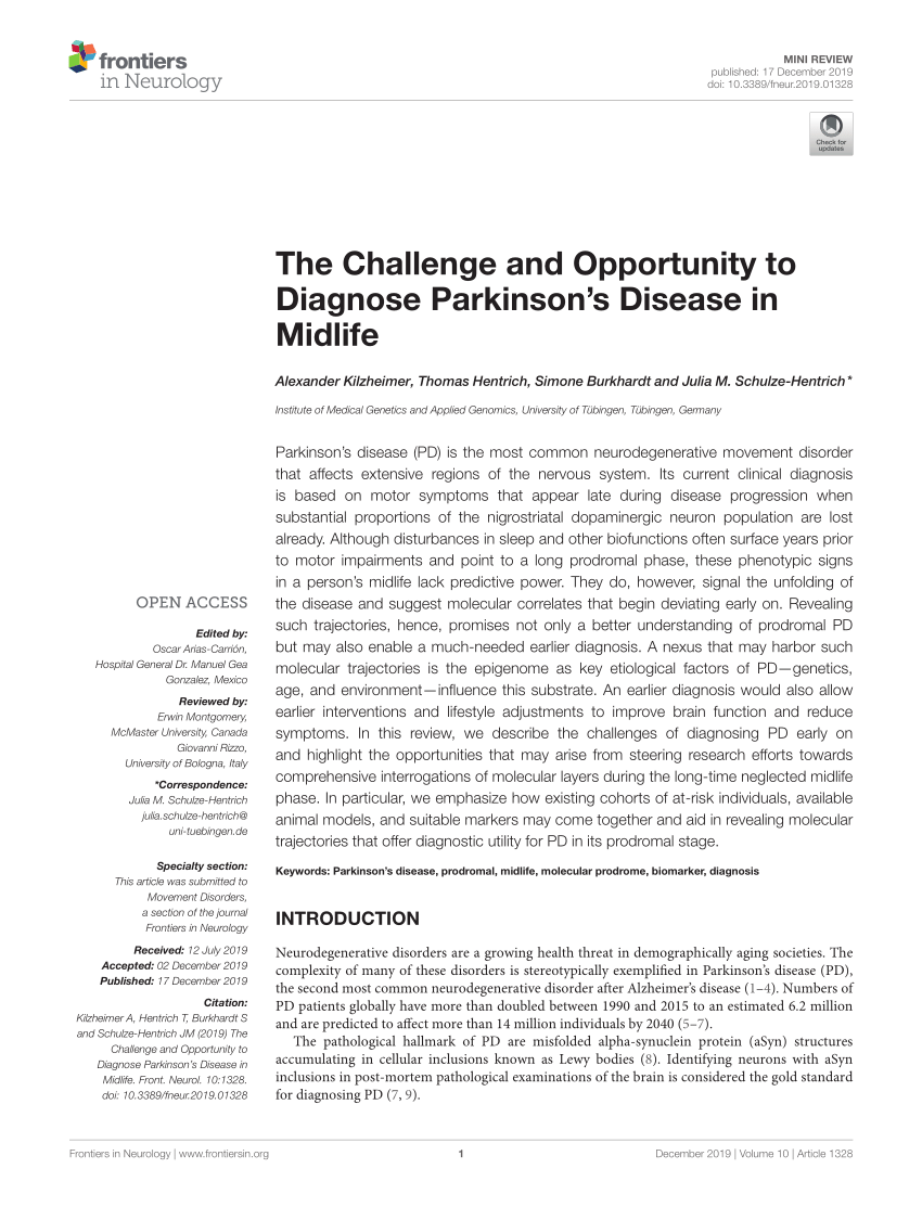 How Do They Diagnose Parkinson