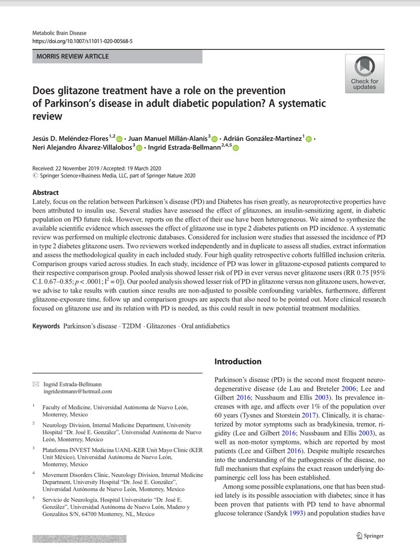 (PDF) Does glitazone treatment have a role on the ...