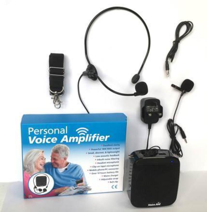 Personal voice amplifier  Parkinson
