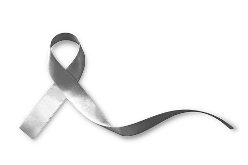 Silver Color Ribbon For Parkinsons Disease Awareness And ...